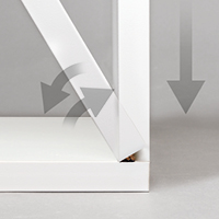 No fittings because of UNICLIC technology