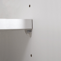 18mm adjustable shelves, edged all round; 3 positions