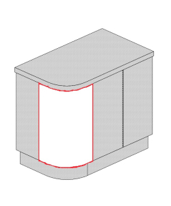 Vivo external curved Door