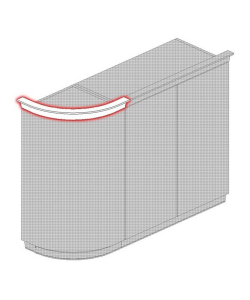 Newmarket curved tangent cornice