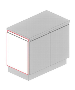 Lucente matching shaped panel