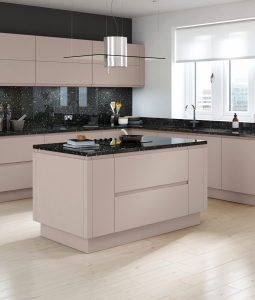 Lucente J-pull handleless Kitchen Doors