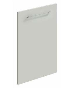 Vivo Matt Light Grey Slab Painted Kitchen Doors