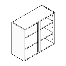 CLICBOX 800 Wall unit (720 high)