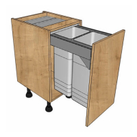 Pull Out Waste Bin Base units