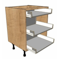 400mm wide 3 Drawers Base unit ( 1S &plus; 2 Pan )