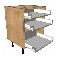 300mm wide 3 Drawers Base unit ( 2S &plus; 1 Pan )