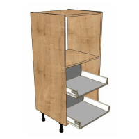 Midi Microwave Housing with Drawers (1250 high)