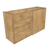 600mm Blank Corner Wall Unit