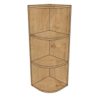 Open end curved wall unit (900 high)