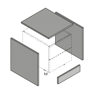 Cladding Pack for 400mm Bedside