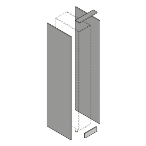 Cladding Pack for 300mm Wardrobe