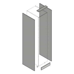 Cladding Pack for 450mm Wardrobe