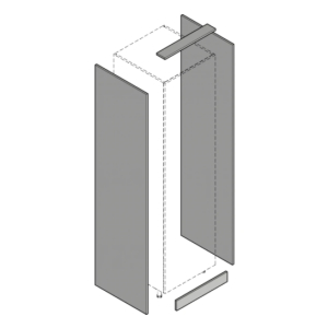 Cladding Pack for 600mm Wardrobe