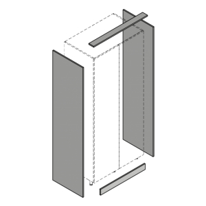 Cladding Pack for 900mm Wardrobe