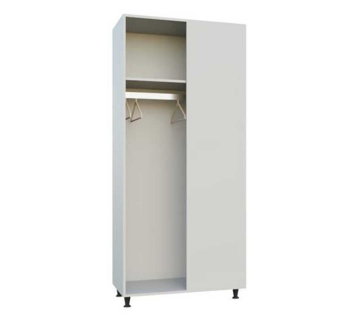 Long Hanging Blank Corner Wardrobe