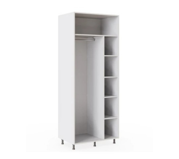 Long Hanging Wardrobe with shelves fitment