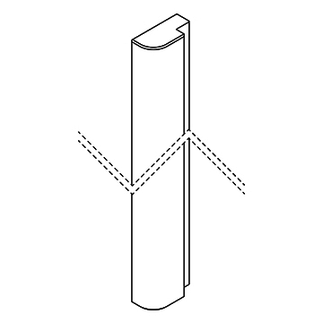 Cartmel Curved end Pillar