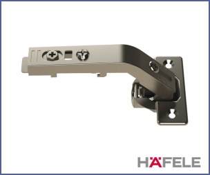 Hafele Metalla 135&deg; Bi-fold Corner Hinges