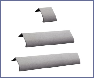 Ona Profile Pull Handles | Brushed Grey