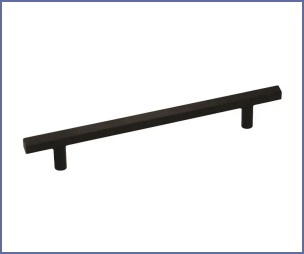 Pencil T-Bar Handle - Matt Black