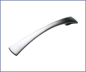 Tapered Bow Handle - Satin Chrome