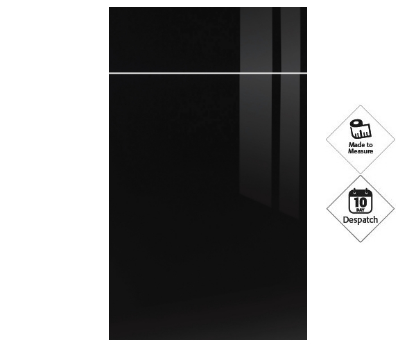 Zurfiz Ultra-Gloss Black Doors