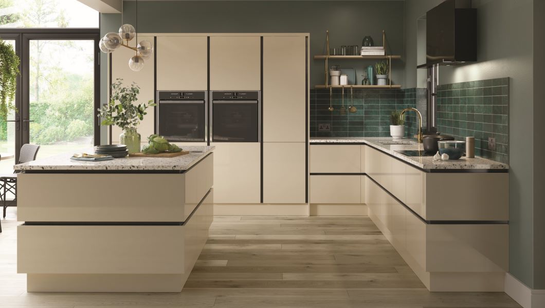 Zurfiz Ultra-Gloss Cream/Ivory Kitchen
