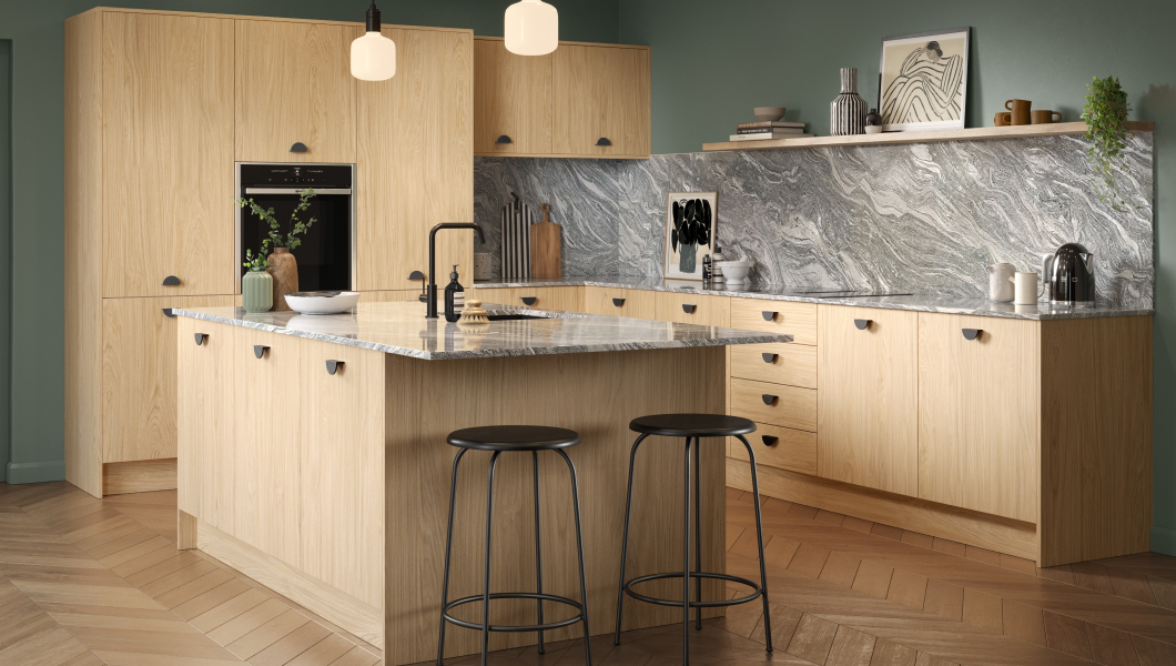 Valore Light Natural Casella Oak Kitchen