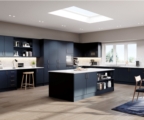Vivo Painted Matt Indigo Kitchen