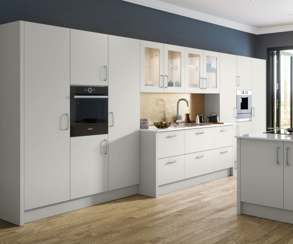 Vivo Painted Matt Light Grey Kitchen