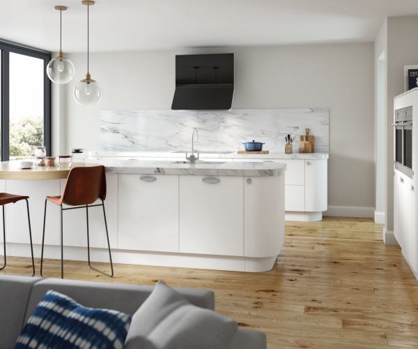 Vivo Painted Matt White Kitchen