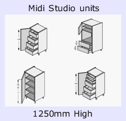 Bespoke Midi Studio Units (1250 High)