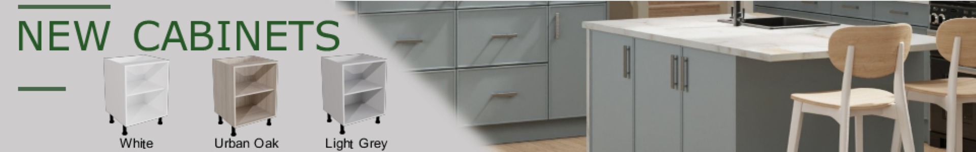 Newcab Kitchen cabinets Banner