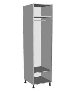 Single Wardrobe Single Hanging between top and bottom shelves