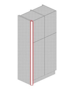 Regent curved end pillar