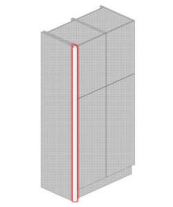 Regent straight end pillar