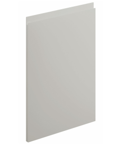 Lucente Matt Light Grey J-pull kitchen door