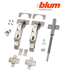 155&deg; Wide Angle TIP-ON Unsprung Hinge (Packed Set-Pair)