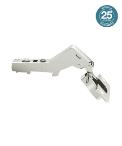 110&deg; hinge & plate set for cabinets with 45&deg; Angle